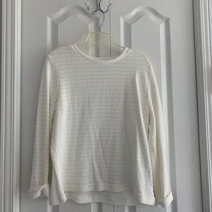 White long sleeve cotton shirt